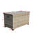 Wicker Patio Furniture Storage Box (Grey )