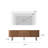 Mid-Century Modern TV Stand, Minimalist Wood Media Console with Roller Shutter Door-1684980313-1678793218
