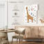 Adorable girafe scandinave sur toile-1064630641