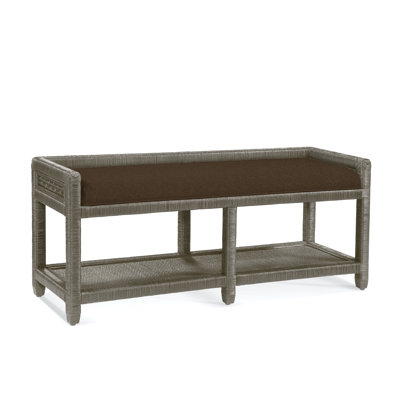 Banc de rangement en osier Glinda