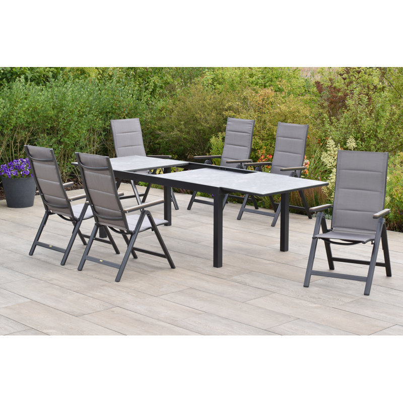 Minoris 6 - Person Patio Dining Set with Rectangular Table