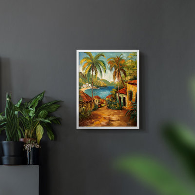 Série LANDSCAPES CDVI - reproduction encadrée de qualité supérieure - prête à être accrochée - aucun clou requis
