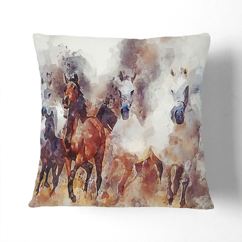 Square Throw Cushion, 40cm H x 40cm W x 15cm D
