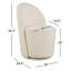 Chaise pivotante rembourrée Kadlec-1614093418