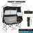 Double Camping Chair with Canopy, Folding Loveseat with Cooler & Cup Holders-135446524