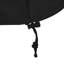 Housse de table imperméable pour table ronde et ensemble de chaises d'extérieur avec sac de rangement (noir)