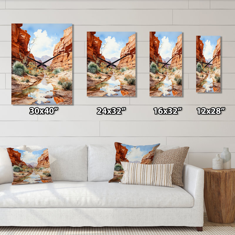 Horloge murale Canyon Canyon, Grand