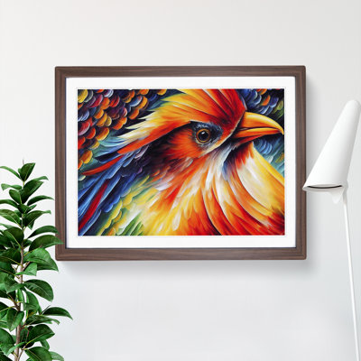 Cardinal Bird Vol.3 Abstract - Single Picture Frame Print