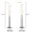 Darrias 5 - Hook Freestanding Coat Rack with Marble Base, Art Design Easy Assembly-1343682795