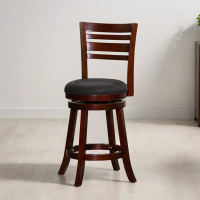Tabouret de bar pivotant à hauteur de comptoir 24,02 po (ensemble de 1)