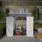 6' x 4' Outdoor Metal Storage Shed with Lockable Double Doors-121341899-121341901