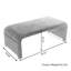 Repose-pieds rembourré en tissu Dant Boucle-1729677950
