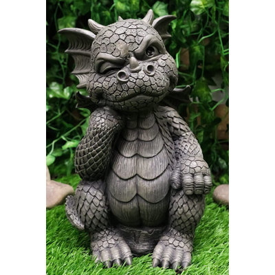 Dragon de jardin penseur Hallei