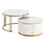 Table basse gigogne 2 tiroirs Elegant Grace