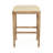 Upholstered Counter Stool with Solid Wood Frame-390413991