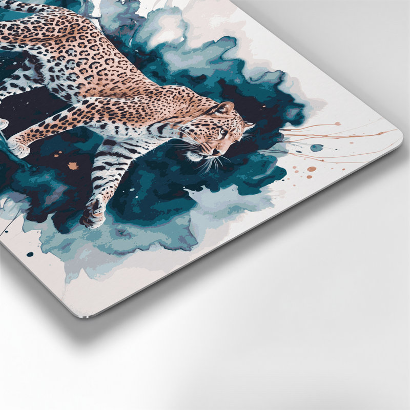 Art mural en métal Big Cats, H 20 po x l 24 po