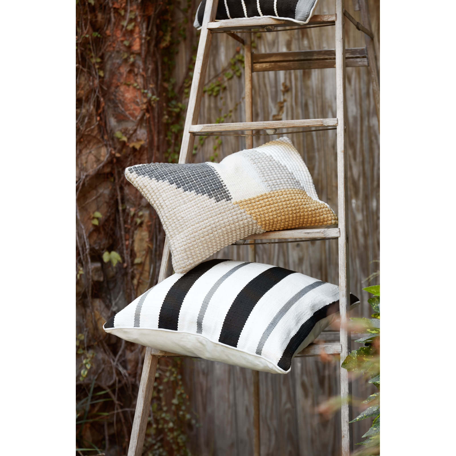 Jazelle 21" x 13" Embroidered Throw Pillow, Polyester/PolyFill