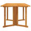 Haytug Oval Teak Solid Wood Outdoor Dining Table-935030978