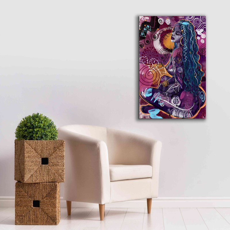 «Tahiya» par Justin Copeland, impression sur toile, H 40 po x l 26 po x P 1,5 po