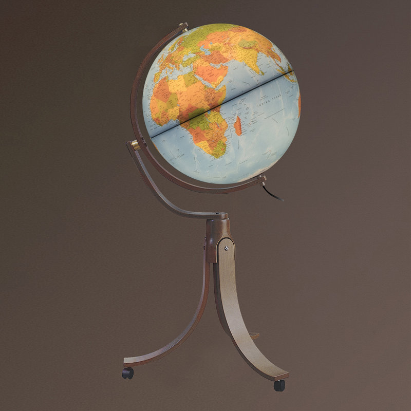 Nova Wood Floor Globe