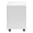 File Cabinet, Rolling Mobile, Storage Drawers, Printer Stand, Office, Work, Glossy White Laminate, Contemporary, Modern