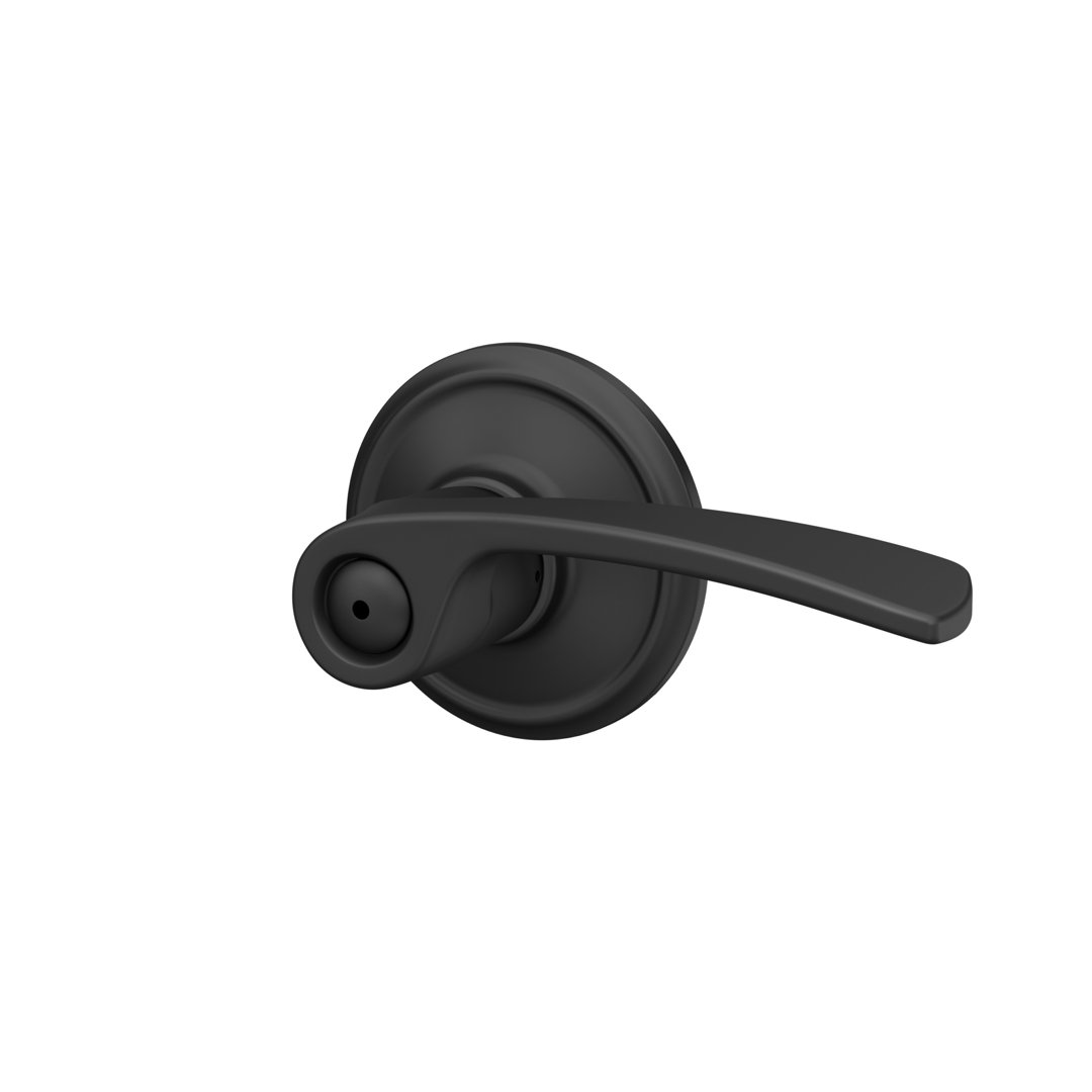 Merano Privacy Door Lever with Rosette Schlage