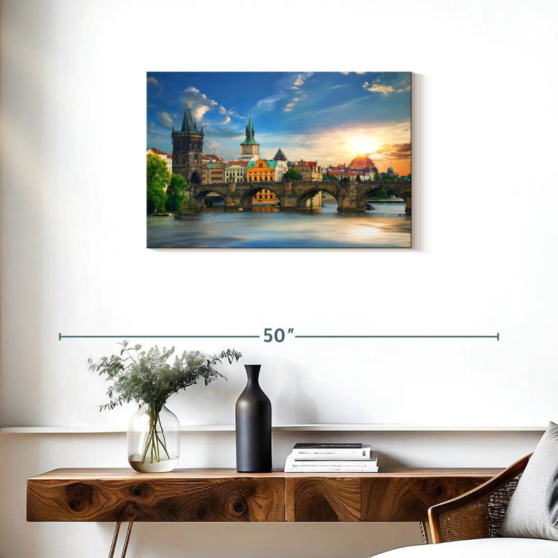 Lilie Charles Bridge, 20" H x 30" W