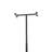Floor-to-Ceiling Transfer Pole 300 Lbs Load Capacity for 7-10 Ft Ceilings Black