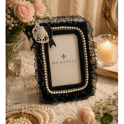 Romance Picture Frame Amour White