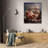 "Mars Being Disarmed by Venus" by  Jacques Louis David - Gallery Wrap Canvas Wall Art-494038623