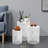 3PCS Metal Hollow-out End Table Set-561185226