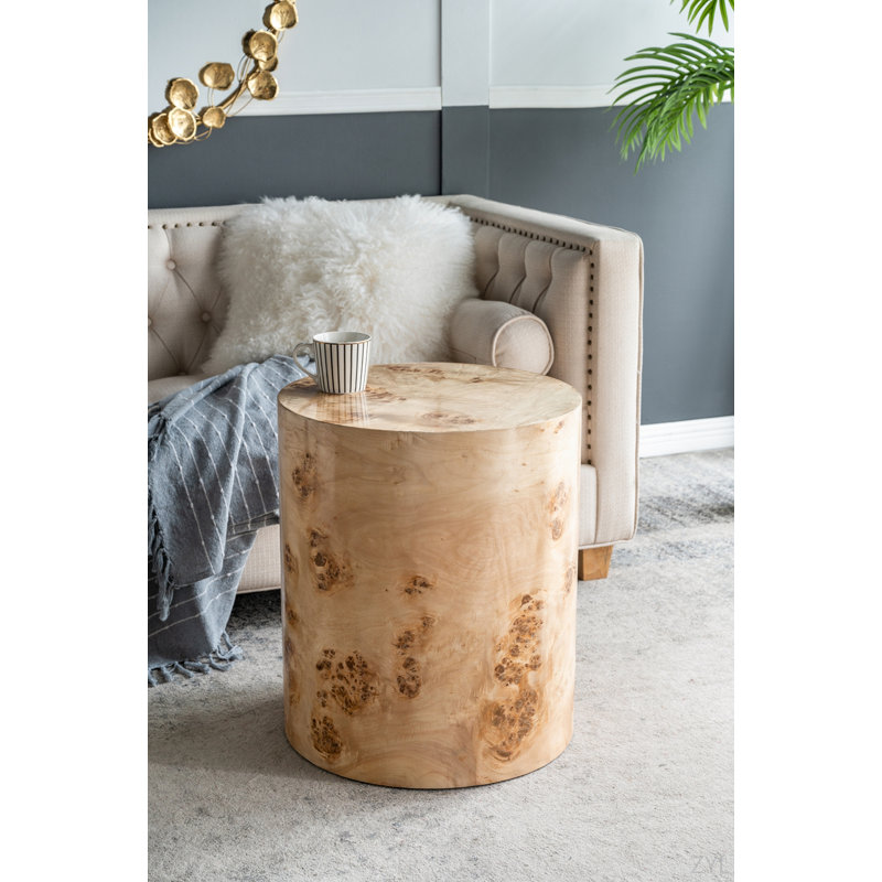 Table d'appoint cylindrique 20 x 20 x 24 po