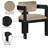 Sacha Frink Upholstered Dining Arm Chair-990218000-990218023
