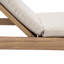 Méridiennes de patio en bois d'acacia avec dossiers réglables et coussins Alance-1381559924
