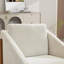 Upholstered Accent Armchair With Wood Accent Base-118494084