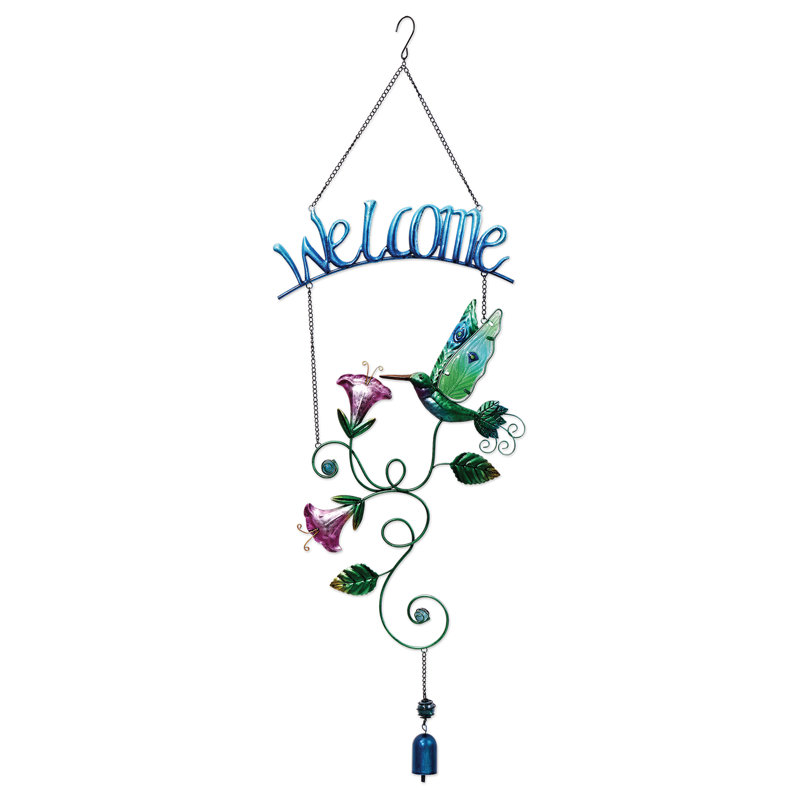 Panneau de bienvenue colibri Haygaser