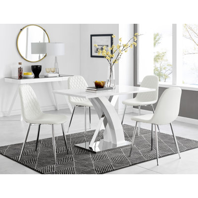 Eubanks 4 - Person Dining Set