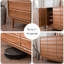 Rangement pour chaussures en bois de cerisier