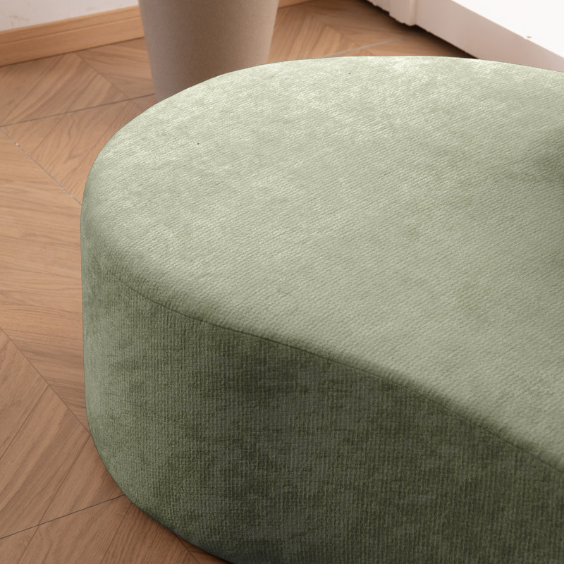 Canapé modulaire rembourré Boneless, Vert, Left