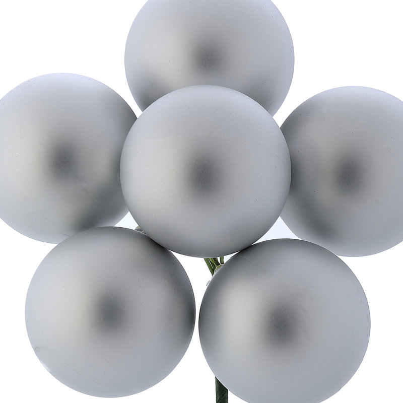 Boule de 60 po en plastique incassable 60 po , Argent argent