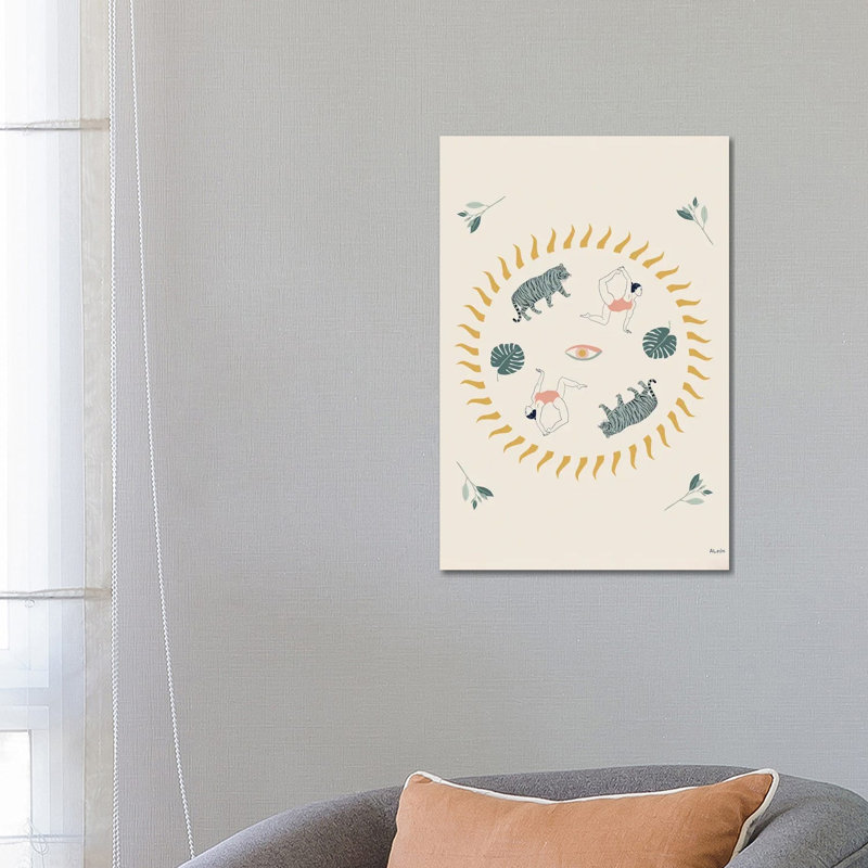 Vyaghrasana by Amanda Leon - Gallery-Wrapped Canvas Giclée on Canvas, 66.04 cm H x  45.72 cm W  x  3.175 cm D, Does Not Apply
