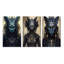 Chat égyptien antique déesse bastet IV - mode femme, ensemble d'art de 3 pièces-978273469-978273470