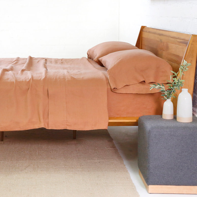 Linen Sheet Set, Cream, King
