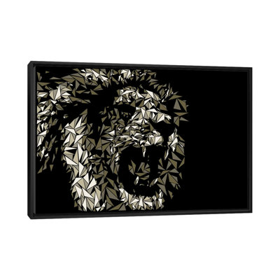 « lion », impression sur toile