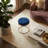  Lancaster Round Ottoman In Velvet And Brushed Gold Base-330131402