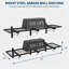 Étagères murales robustes pour garage – Rangement métallique 1x4 pi / 2x4 pi pour l'organisation du garage – Lot de 1/2-634211941