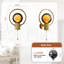 Ensemble d'appliques murales modernes câblées dorées modernes, 2 ampoules G125 incluses, globe en verre avec interrupteur à chaîne, lampe murale Mid-Century pour chambre à coucher, salon, couloir-1463933028