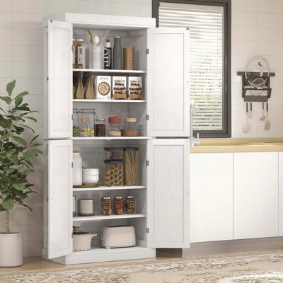 Grand garde-manger autoportant avec tablettes réglables