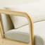 Upholstered Corduroy Armchair and Side Chair-1943715120