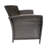  51” Wicker Loveseat with Cushions for Stylish Patio Seating, Comfortable Garden Sofa with Storage, Durable and Elegant Outdoor Furniture, Brown-281339509